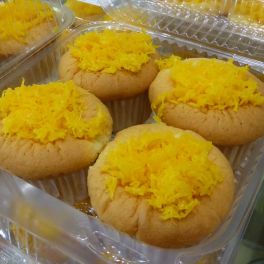Foi Thong Cup Cake เค้กฝอยทอง
