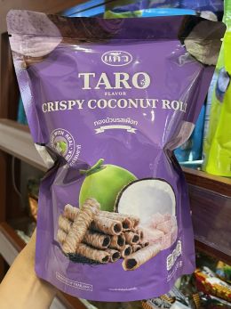Keaw Crispy Rolls Taro Flavor ทองม้วนแก้วรสเผือก