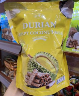 Keaw Crispy Rolls Durian Flavor ทองม้วนแก้วรสทุเรียน
