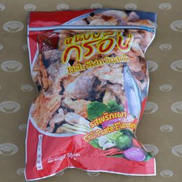 Crispy Fish Skin Snack - Chili Paste Flavor (หนังปลากรอบรสพริกเผา)